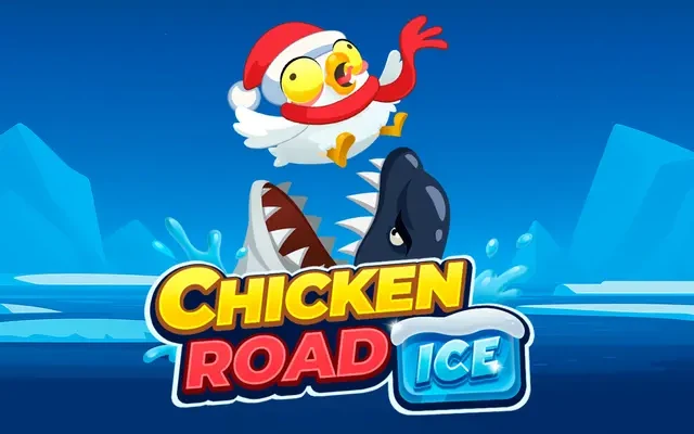 Chicken Road Ice: Titelbild des Spiels von InOut Games